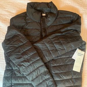 Old Navy Black NWT Packable Jacket